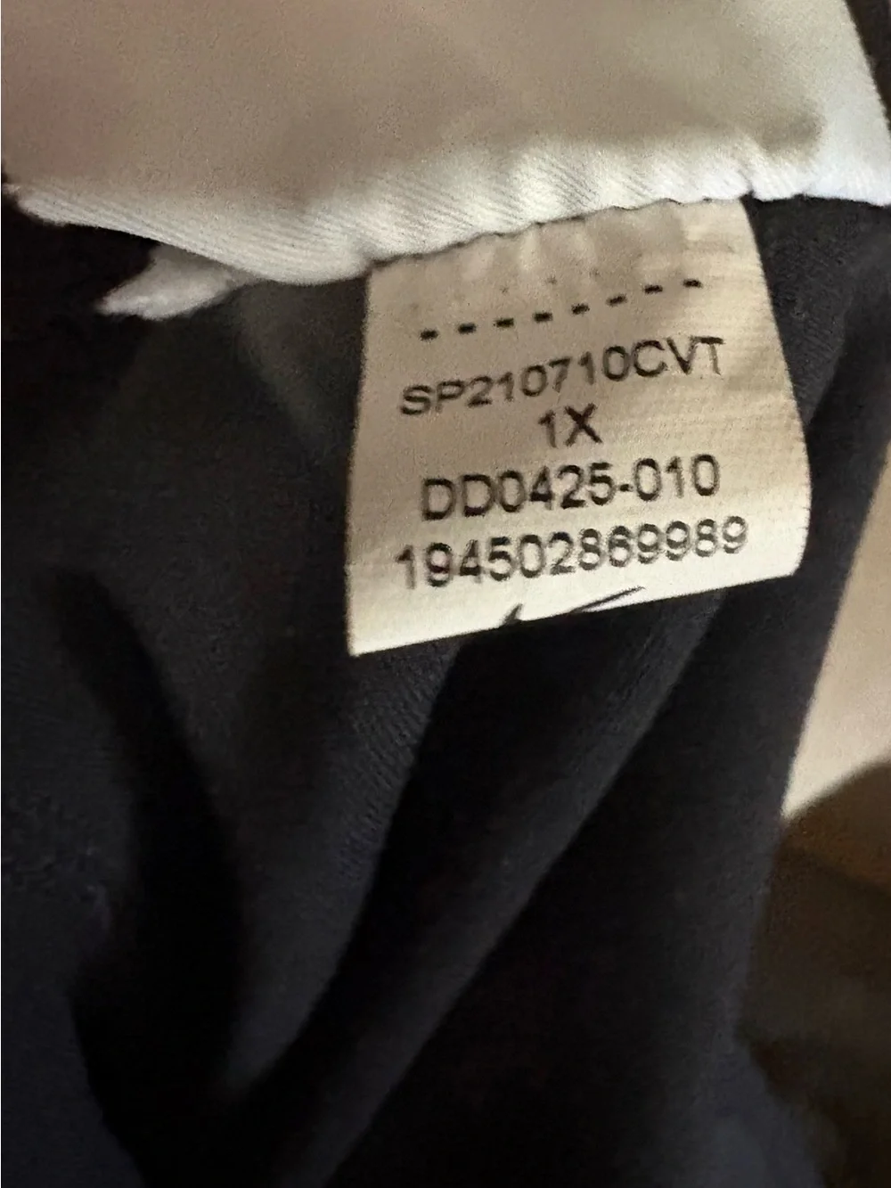 Nike Women's Black Athletic Training Shorts with Swoosh size 1X (Maternity)